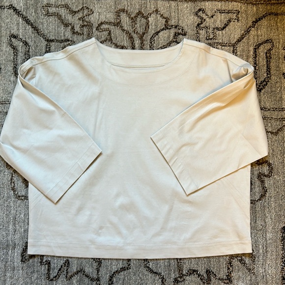 Everlane Tops - Everlane Luxe cotton cropped tee